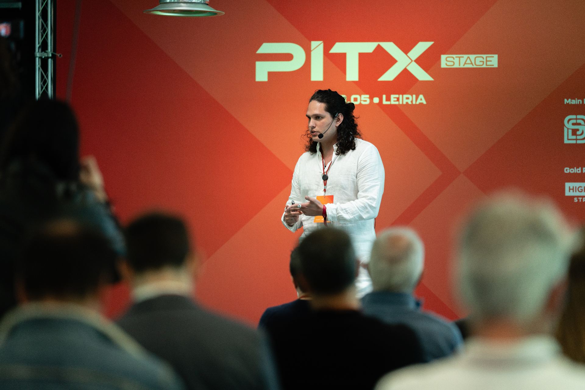 Gonçalo Melo, Founder & CEO, on the PITX Leiria stage